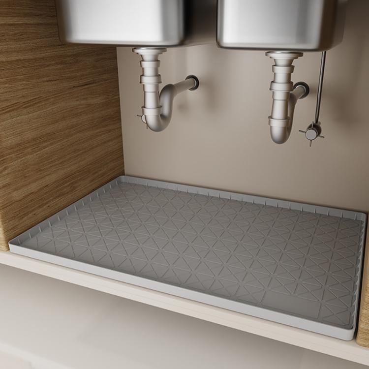 71 x 56 x 2cm Kitchen Under Sink Waterproof Anti-Slip Anti-Grease Heat Insulation Drainage Mats