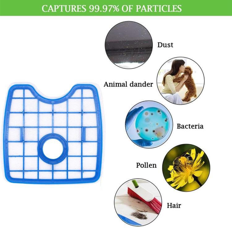 For Philips FC8710 8700 8705 8715  Robot Vacuum Cleaner Filter Replacement Parts