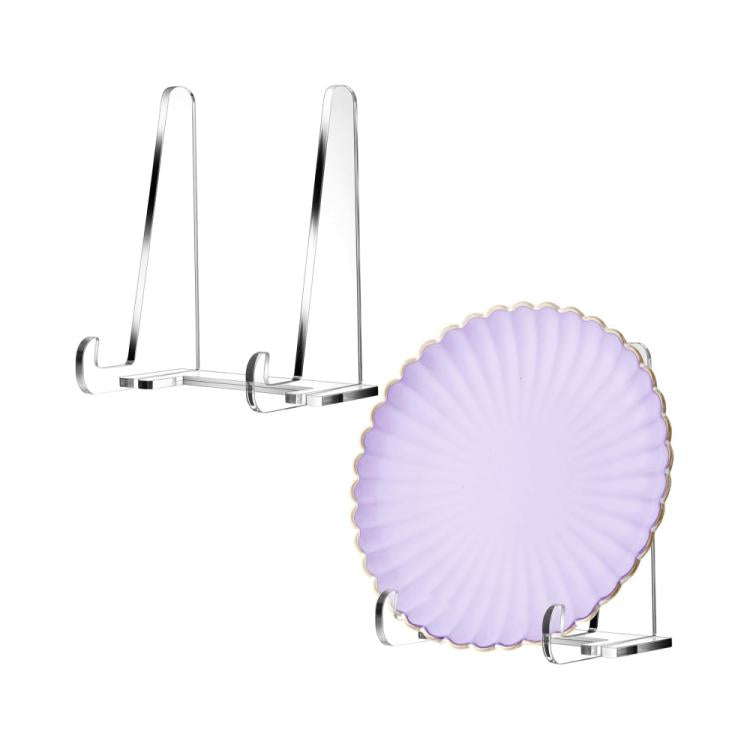 Acrylic Photo Frame Book Picture Plate Stand, Specifications: 2sets