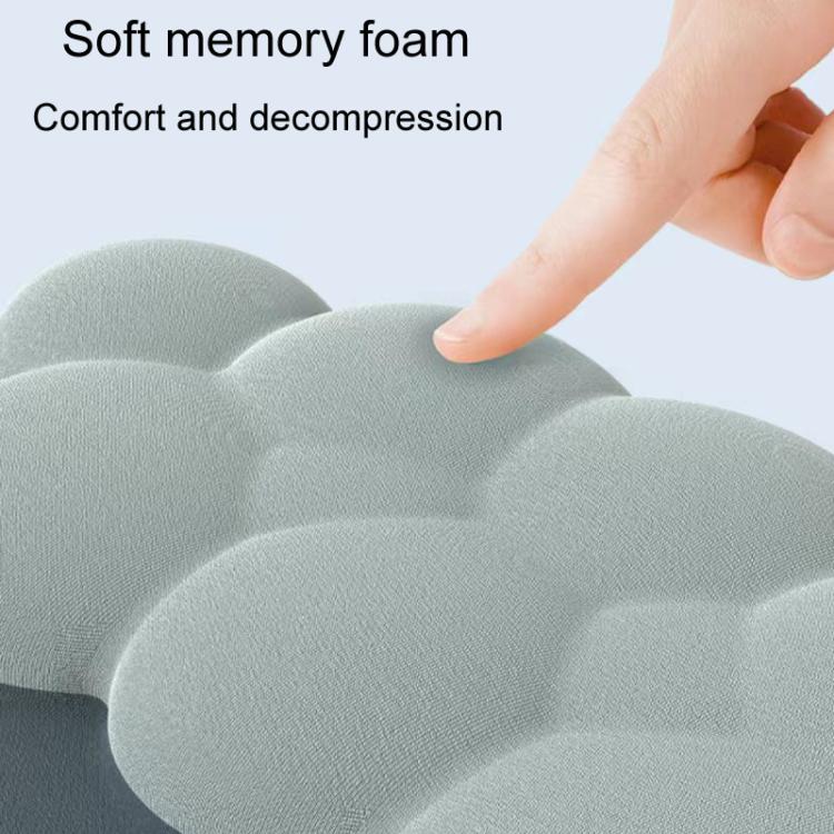 3pcs / Set Cloudy Gradient Memory Foam Silicone Wrist And Keyboard Mouse Pad, Style: Model 8