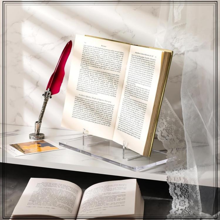 Acrylic Photo Frame Book Picture Plate Stand, Specifications: 1set