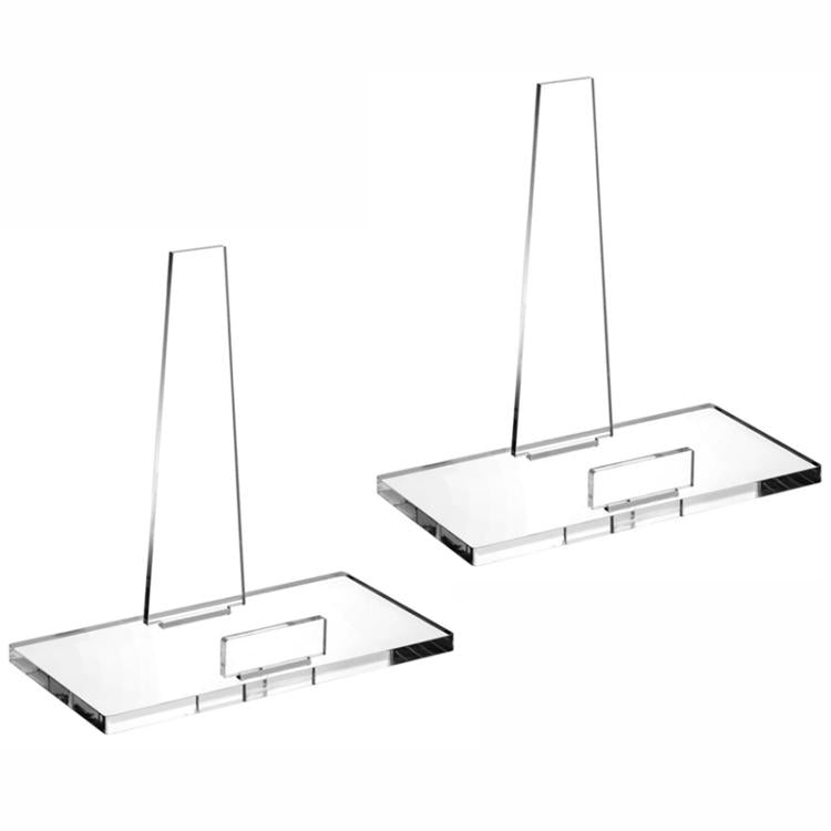 Acrylic Photo Frame Book Picture Plate Stand, Specifications: 2sets