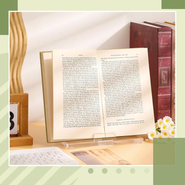 Acrylic Photo Frame Book Picture Plate Stand, Specifications: 1set
