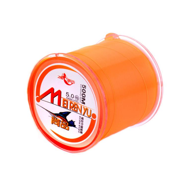 Meirenyu 500m Semi-floating Rocky Fishing Line Wear-resistant Lure Nylon Fishing Line, Size: 7.0
