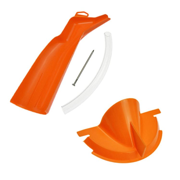 3pcs / Set For Harley Motorcycle Multifunctional Waste Oil Diverter Plastic Funnel - Orange
