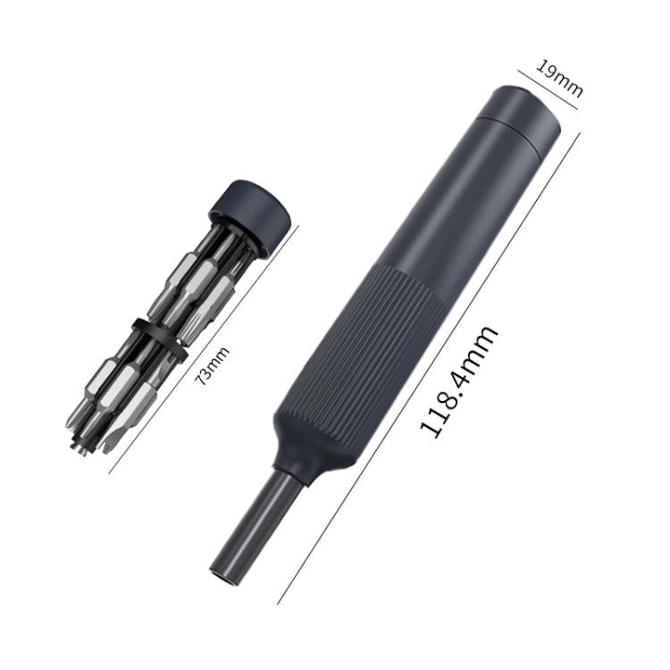 27 In 1 Dual Bits Precision Screwdriver Tool Kit Mini Mobile Phone Computer Eyeglasses Repair Tool - ABS Shell