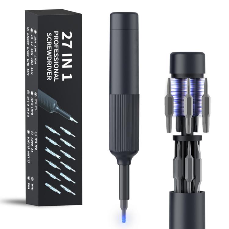 27 In 1 Dual Bits Precision Screwdriver Tool Kit Mini Mobile Phone Computer Eyeglasses Repair Tool - ABS Shell