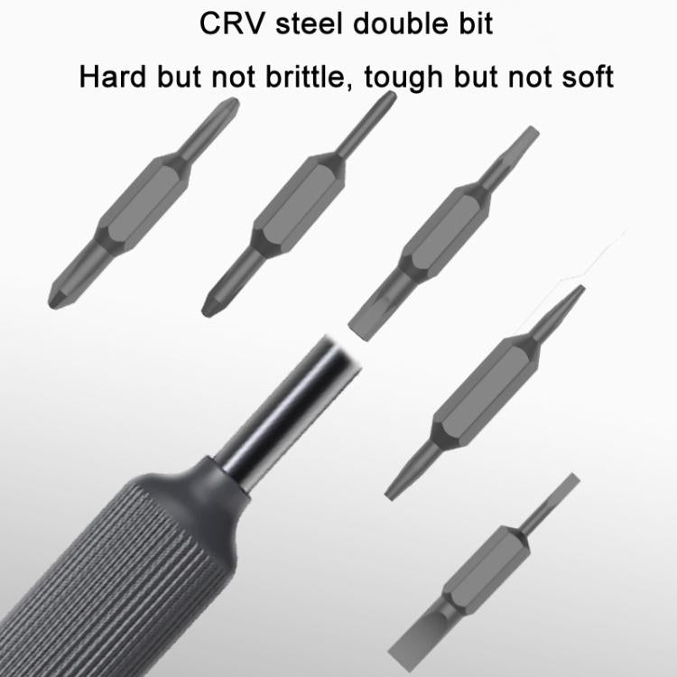 27 In 1 Dual Bits Precision Screwdriver Tool Kit Mini Mobile Phone Computer Eyeglasses Repair Tool - ABS Shell