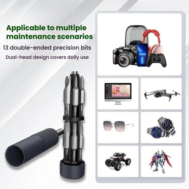 27 In 1 Dual Bits Precision Screwdriver Tool Kit Mini Mobile Phone Computer Eyeglasses Repair Tool - ABS Shell