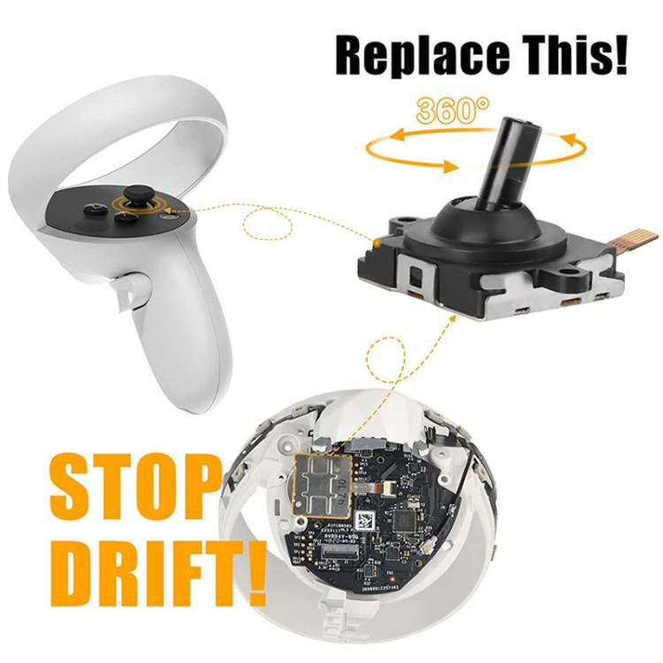10 In 1 B Type For Meta Quest 2 Repair Tool Set Handle Joystick Replacement Parts