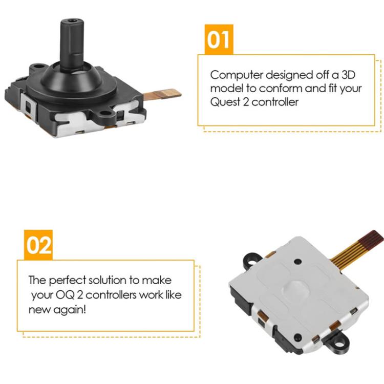 10 In 1 B Type For Meta Quest 2 Repair Tool Set Handle Joystick Replacement Parts
