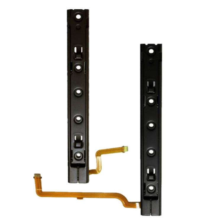 For Nintendo Switch Console 1pair Slide Rail With Tool Set NS Repair Parts - Black