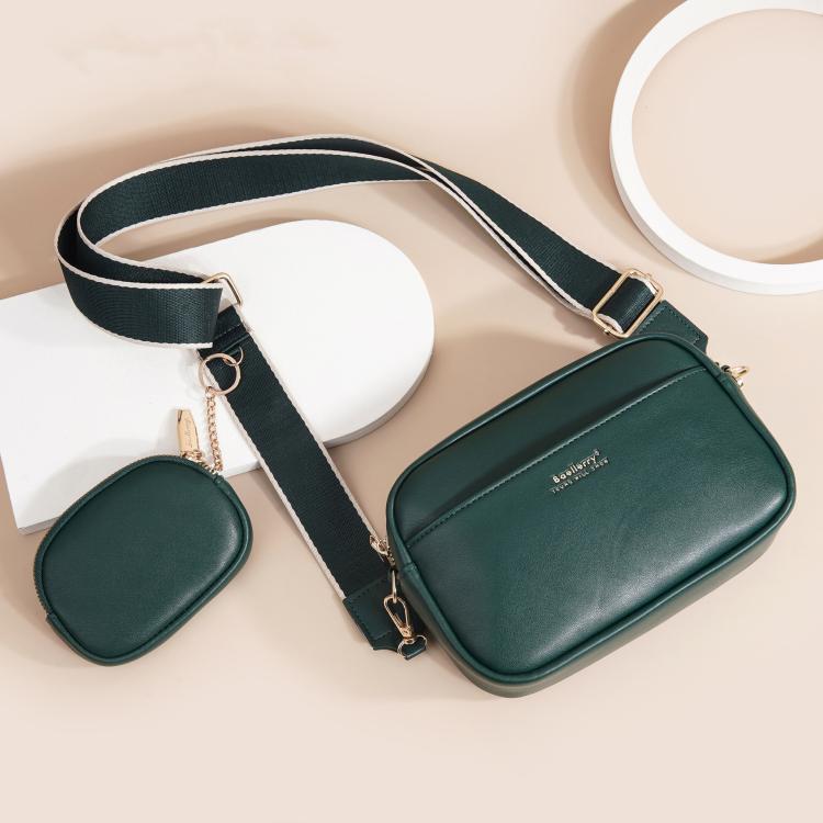 Baellerry N8938 Ladies PU Small Square Bag Large Capacity Crossbody Bag