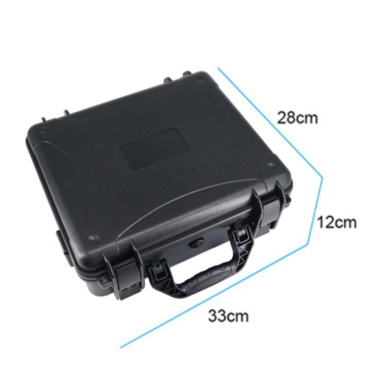 For DJI Air 3 Portable Waterproof and Shockproof Drone Storage Box Safety Explosion-proof Box - Black