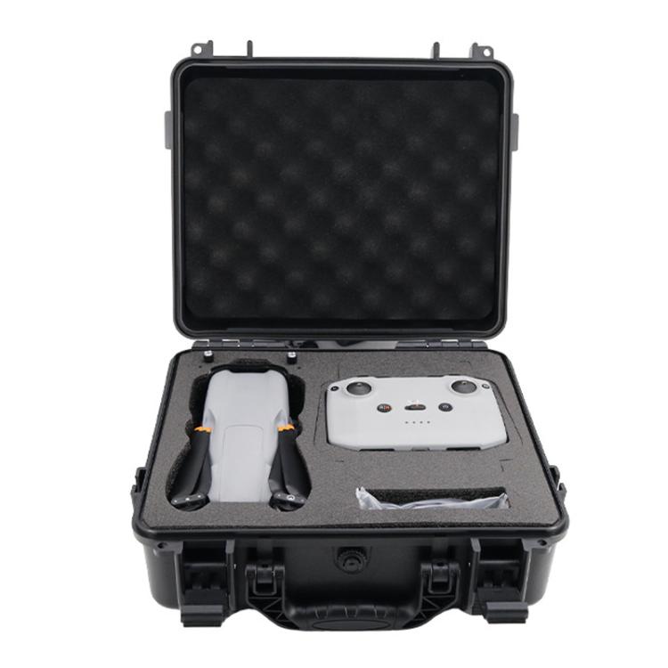 For DJI Air 3 Portable Waterproof and Shockproof Drone Storage Box Safety Explosion-proof Box - Black