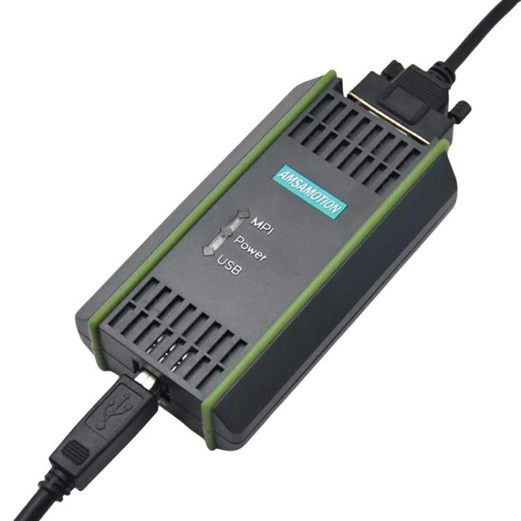 AMSAMOTION USB-MPI Programming Cable For Siemens S7-200/300/400PLC / 6ES7972-0CB20-0XA0 Photoelectric Isolation 4.5m