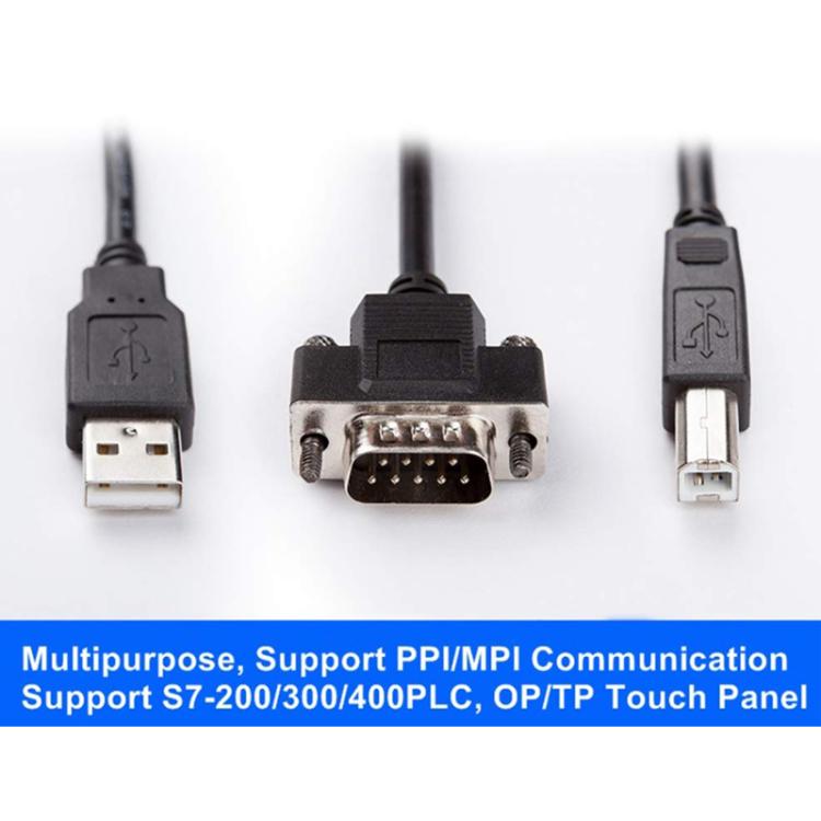 AMSAMOTION USB-MPI Programming Cable For Siemens S7-200/300/400PLC / 6ES7972-0CB20-0XA0 Photoelectric Isolation 4.5m