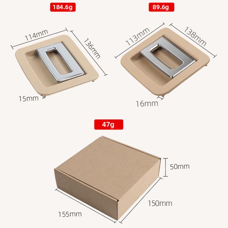 For 2010-2016 Porsche Cayenne / Paramera Car Boot Carpet Buckle Trunk Puller 95855111500, Style: Plastic Model Beige