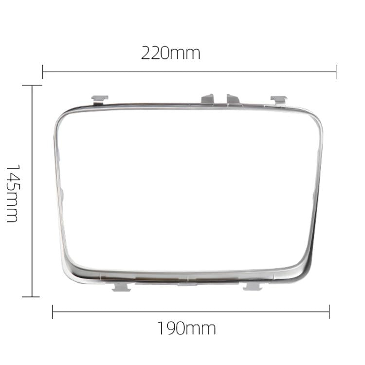 For Mercedes-Benz E-Class W213 Car Cup Holder Ashtray Cover Decorative Strips 2136830500 - Silver