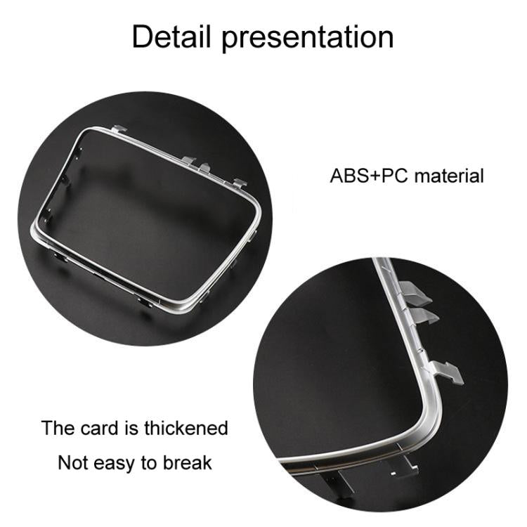 For Mercedes-Benz E-Class W213 Car Cup Holder Ashtray Cover Decorative Strips 2136830500 - Silver