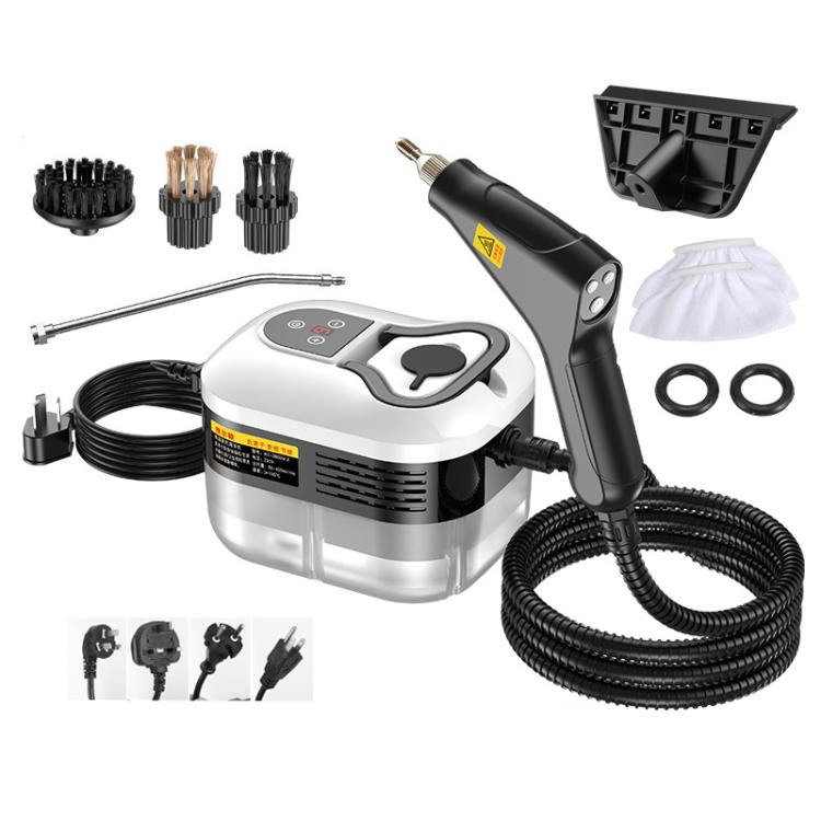 YAERDUN 1500W High Temperature Steam Cleaner Smart Digital Kitchen Hood Bathroom Cleaning Machine, Size: 220V UK Plug