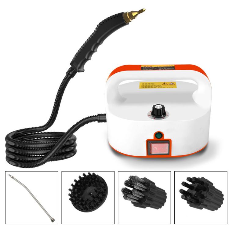 YAERDUN Steam Cleaner High Pressure High Temperature Kitchen Hood Multifunctional Household Cleaning Machine, Spec: 110V US Plug  - Two Flat
