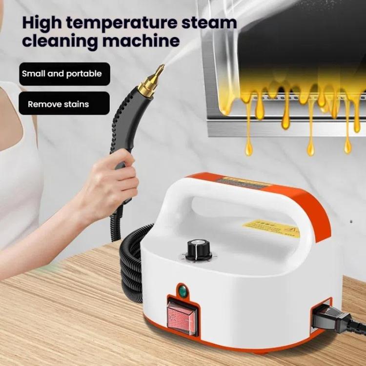 YAERDUN Steam Cleaner High Pressure High Temperature Kitchen Hood Multifunctional Household Cleaning Machine, Spec: 110V US Plug  - Two Flat