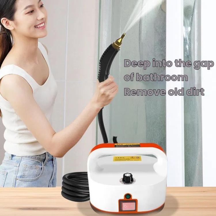 YAERDUN Steam Cleaner High Pressure High Temperature Kitchen Hood Multifunctional Household Cleaning Machine, Spec: 110V US Plug  -  2 Flat 1 Round