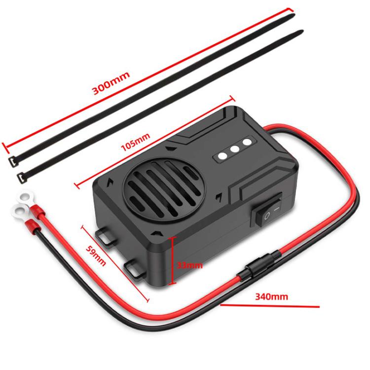Ultrasonic Car Mouse Repeller Vehicle Rat Repeller - Black