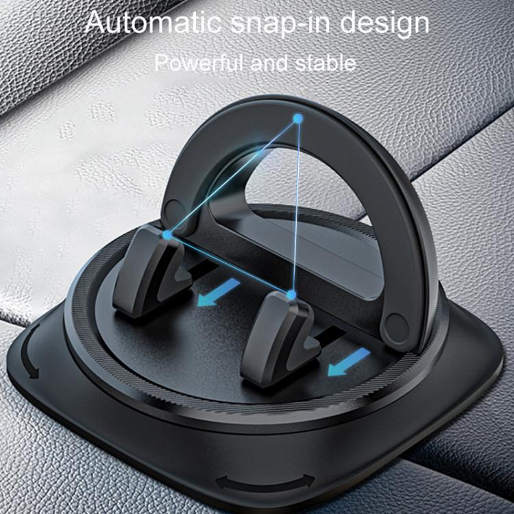Z12 Car Center Console Fixed Navigation Phone Holder Installation-Free Snap-On Phone Support Bracket