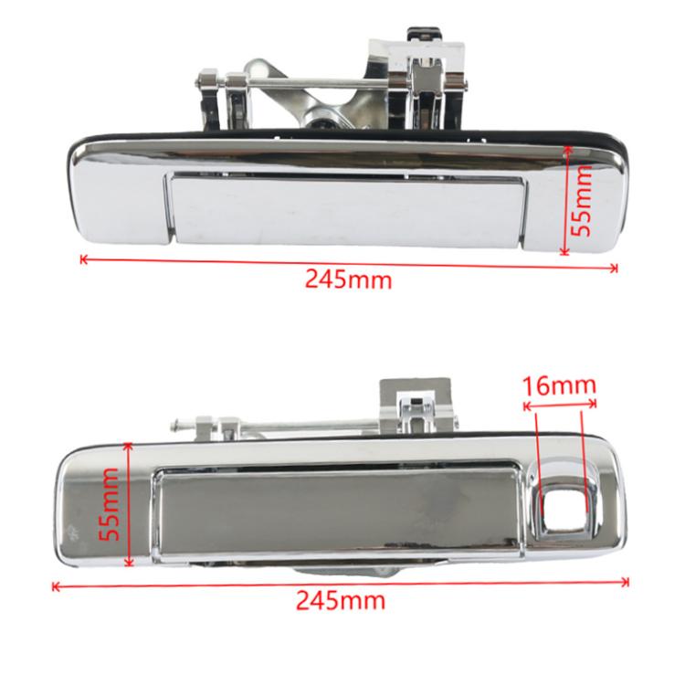 For Isuzu D-MAX Electroplated Car Tailgate Handle, OE: With Camera Hole 8-98202618-1