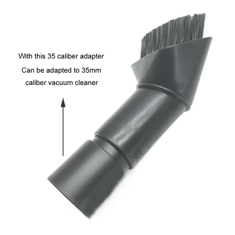For Karcher / Miele / Bosch / Philips Vacuum Cleaner 32mm Soft Brush Nozzle 2.863-221.0, Style: Black+White