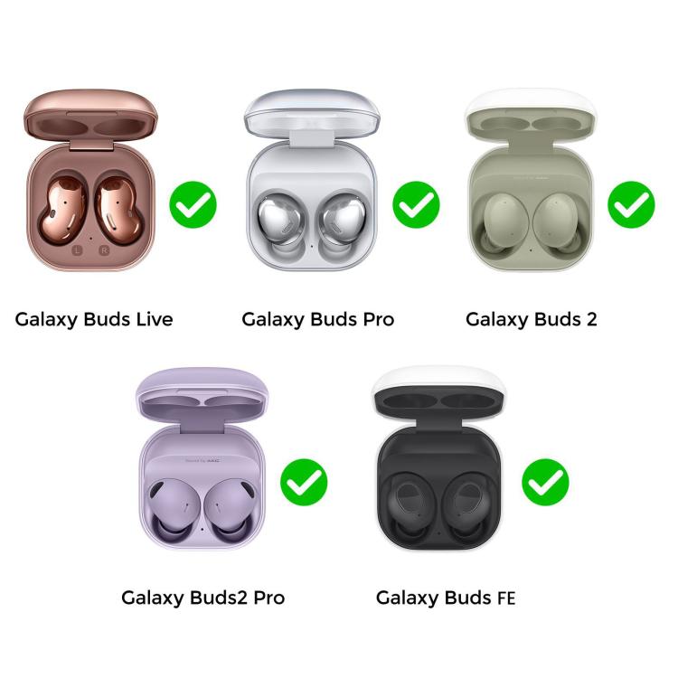 AhaStyle PT131 Earphone TPU Case For Samsung Galaxy Buds Live / Pro / 2 / 2 Pro / FE
