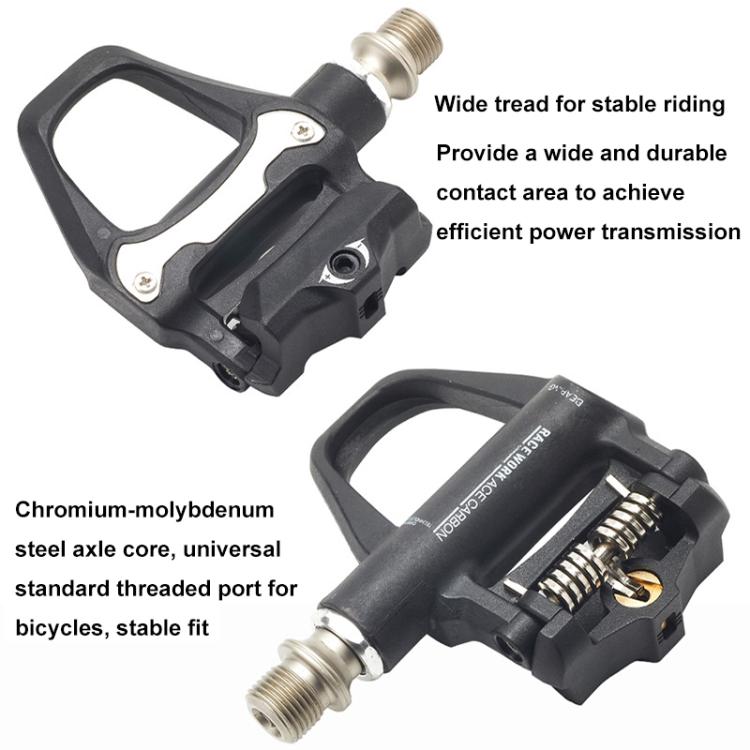 RACEWORK 1pair Road Bicycle Riding Anti-slip Self-locking Pedals - R26