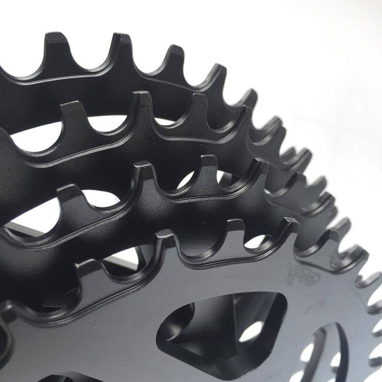 RACEWORK 7075-T6 For SRAM Mountain Bike Single Plate Round Bicycle Sprocket, Spec: 3mm 36T