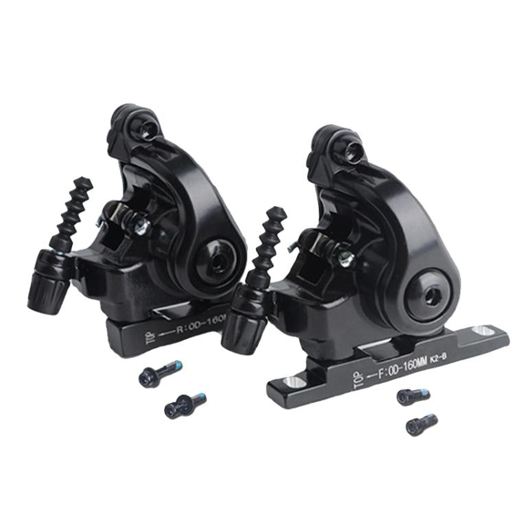 RACEWORK RK563 160mm Road Bike Disc Brake Flat Mount Mechanical Dual Side Actuation Caliper - 1pair