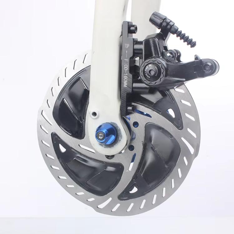 RACEWORK RK563 160mm Road Bike Disc Brake Flat Mount Mechanical Dual Side Actuation Caliper - 1pair