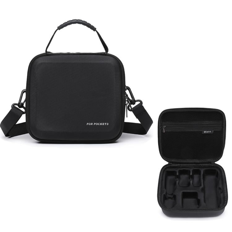 BKANO For DJI Osmo Pocket 3 Storage Bag All-in-One Kit Organizer Portable Backpack Case - Black