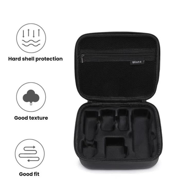 BKANO For DJI Osmo Pocket 3 Storage Bag All-in-One Kit Organizer Portable Backpack Case - Black