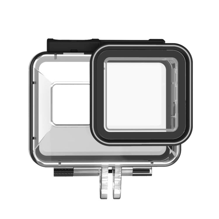 TELESIN For GoPro HERO8 Black 50m Waterproof Protective Case Diving Case Sports Camera Accessories - Transparent