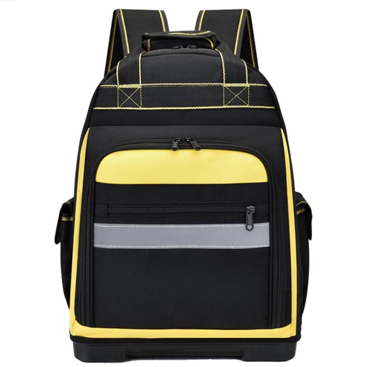 Multifunctional Oxford Cloth Tool Shoulder Bag Electrician Bag - Black