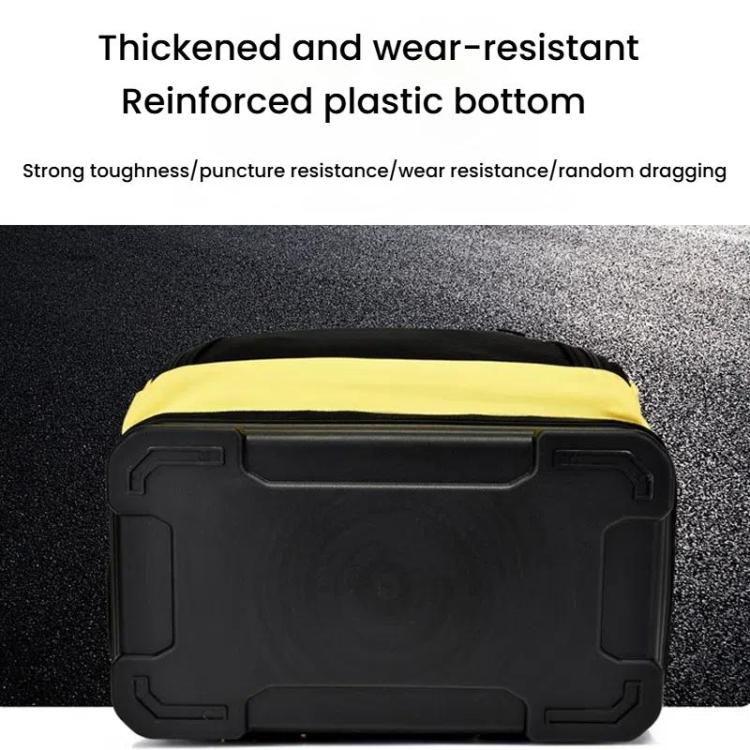 Multifunctional Oxford Cloth Tool Shoulder Bag Electrician Bag - Black