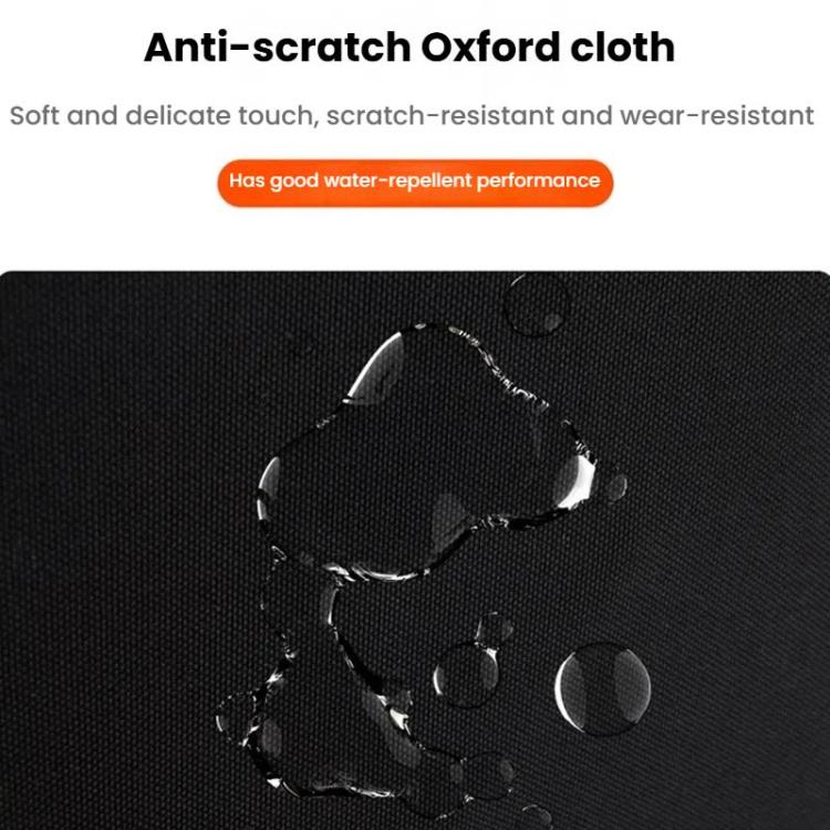 Multifunctional Oxford Cloth Tool Shoulder Bag Electrician Bag - Black