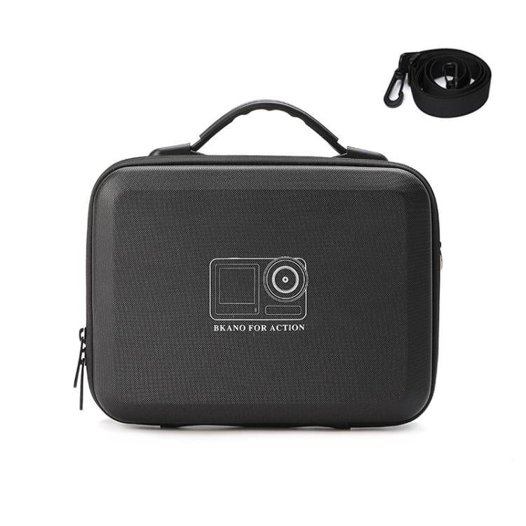 BKANO For DJI Osmo Action 3 / 4 / 5 Pro Sports Camera Storage Bag Portable Protective Bag Case - Black