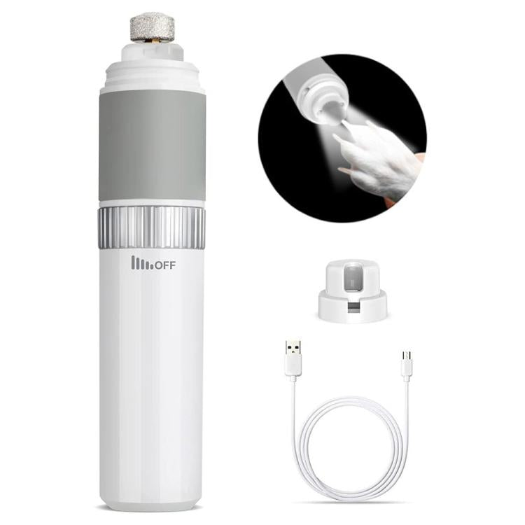 PFS111L With Light Model Rechargeable Pet Nail Trimmer With Stepless Speed Safe Painless Grooming Tool For Dogs Cats