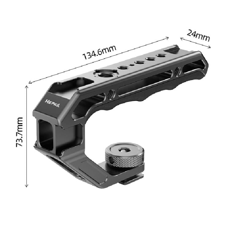 HEPAIL DSLR Camera Grip Rabbit Cage Universal Photographic Equipment Expansion Accessories Handheld, Style: Cold Shoe
