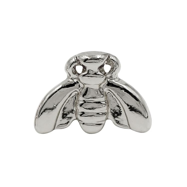 Smart Watch Universal Bee Shape Band Decorative Ring Metal Accessories, Style: Silver 1