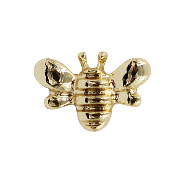 Smart Watch Universal Bee Shape Band Decorative Ring Metal Accessories, Style: Gold 2