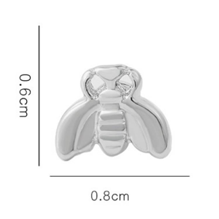 Smart Watch Universal Bee Shape Band Decorative Ring Metal Accessories, Style: Silver 1