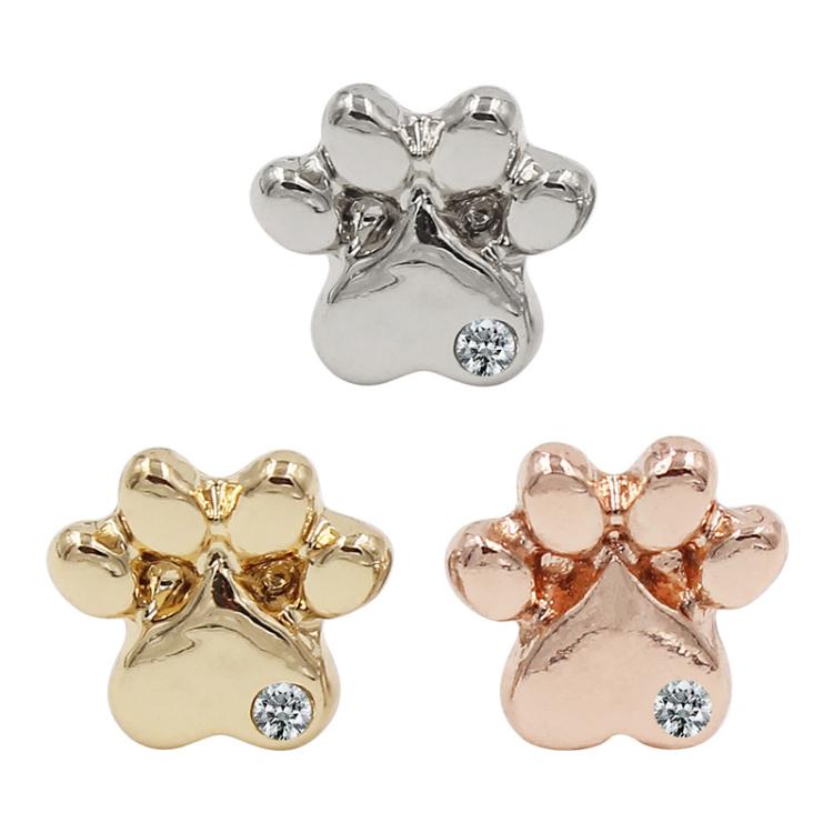 Smart Watch Universal Cats Paw Shape Band Decorative Ring Metal Accessories